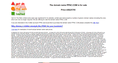 Desktop Screenshot of ppnc.com